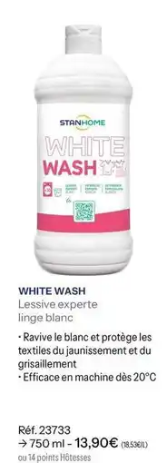 Stanhome Lessive experte linge blanc offre