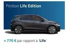 Volkswagen Finition life edition offre