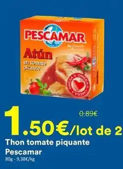 Hmarket Thon tomate piquante offre