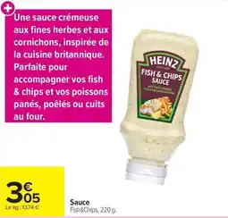 Carrefour Market HEINZ Sauce Fish&Chips offre