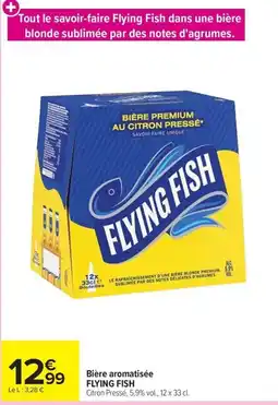 Carrefour Market Flying Fish Bière aromatisée offre