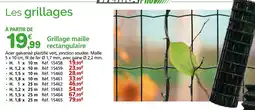 Provence Outillage WERKA PRO Grillage maille rectangulaire offre