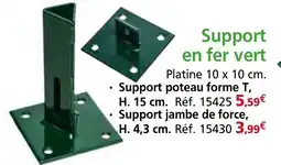 Provence Outillage Support en fer vert offre
