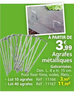 Provence Outillage Agrafes métalliques offre