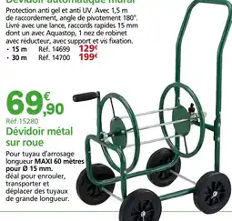 Provence Outillage Dévidoir automatique mural offre