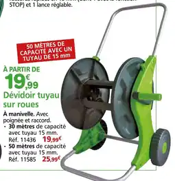 Provence Outillage Dévidoir tuyau sur roues offre