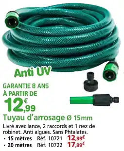 Provence Outillage Tuyau d'arrosage Ø 15mm offre
