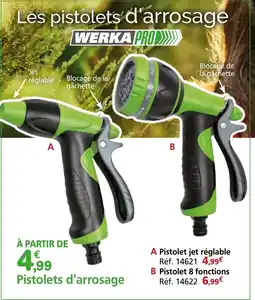Provence Outillage WERKA PRO Pistolet jet réglable offre
