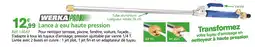 Provence Outillage WERKA PRO Lance à eau haute pression offre
