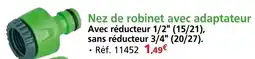 Provence Outillage Nez de robinet avec adaptateur offre