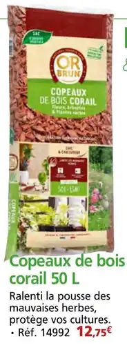 Provence Outillage OR BRUN Copeaux de bois corail offre