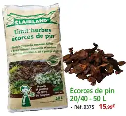 Provence Outillage CLAIRLAND Écorces de pin 20/40 offre