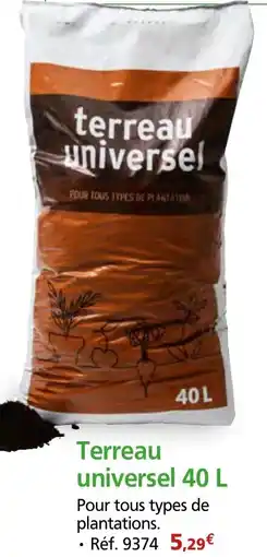 Provence Outillage Terreau universel offre