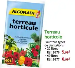 Provence Outillage ALGOFLASH Terreau horticole offre