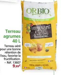 Provence Outillage ORBIO Terreau agrumes offre