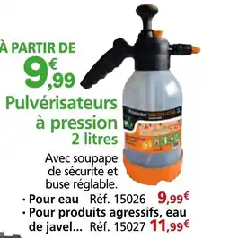 Provence Outillage Pulvérisateurs à pression offre