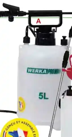 Provence Outillage WERKA PRO Avec buse réglable et blocage de la poignée offre
