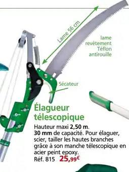 Provence Outillage Élagueur télescopique offre