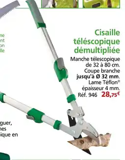 Provence Outillage Cisaille téléscopique démultipliée offre