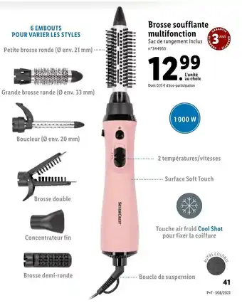 Lidl Brosse soufflante multifonction offre