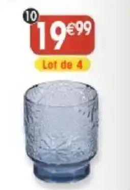 Maximo 4 verres Flora offre