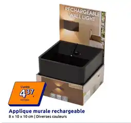 Action Applique murale rechargeable offre