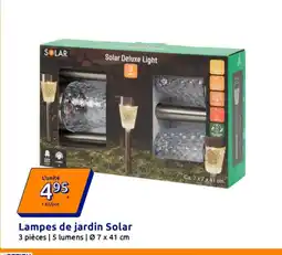 Action Lampes de jardin Solar offre