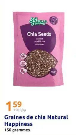 Action Graines de chia Natural Happiness offre