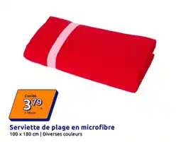 Action Serviette de plage en microfibre offre