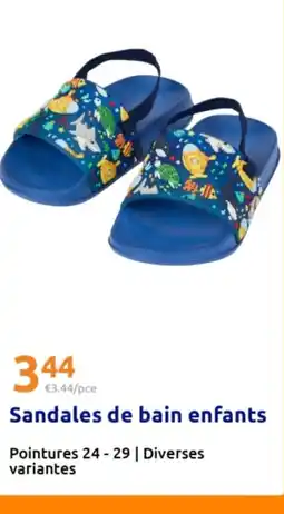 Action Sandales de bain enfants offre