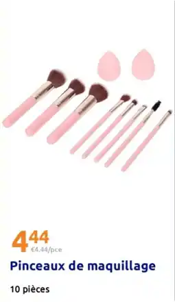 Action Pinceaux de maquillage offre