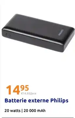 Action PHILIPS Batterie externe offre