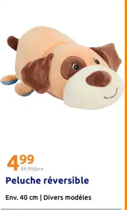 Action Peluche réversible offre