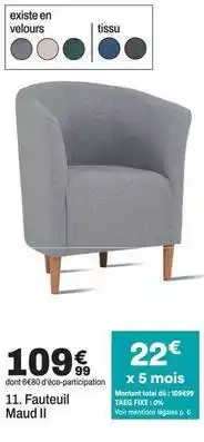 BUT Total - fauteuil offre