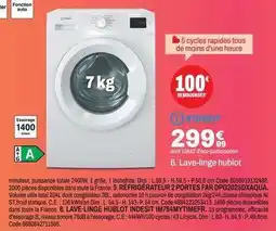 BUT Tous - lave-linge hublot offre