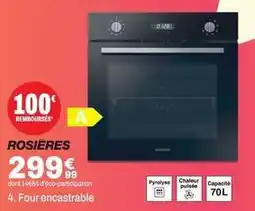 BUT Rosières - chaleur pulée 70l offre