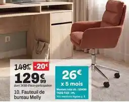 BUT Total - fauteuil de bureau offre