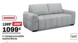 BUT Canape convertible express morea offre