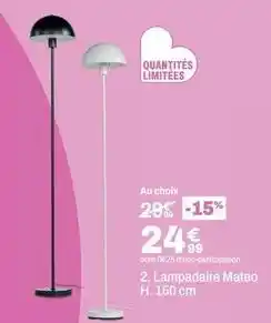 BUT Lampadaire mateo offre