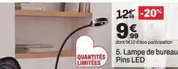 BUT Lampe de bureau pins led offre