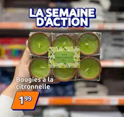Action Bougies à la citronnelle offre