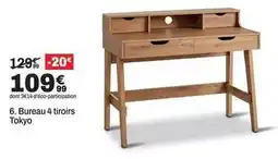 BUT Bureau 4 tiroirs tokyo offre