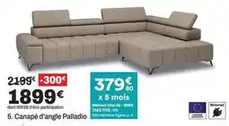 BUT Total - canapé d'angle palladio offre