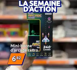 Action Mini-borne d'arcade rétro offre