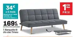 BUT Total - 7 banquette-lit clip-clac timauru offre
