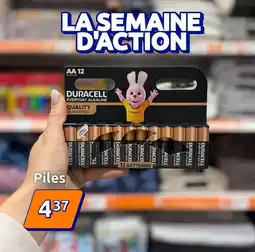 Action Duracell - piles offre