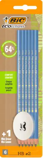 Bureau Vallée Bic - 6 crayons graphites offre