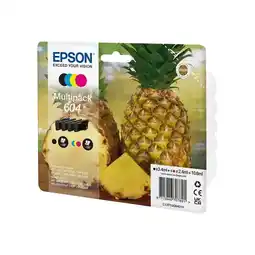 Bureau Vallée Epson - pack de 4 cartouches d'encre 604 ananas offre