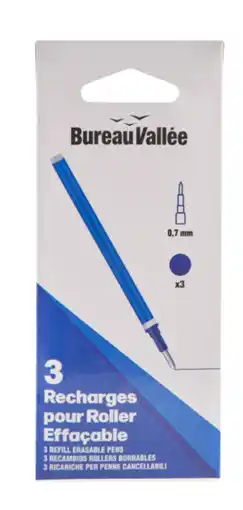 Bureau Vallée Bureau vallée - 3 recharges roller thermosensible - 0,7 mm offre