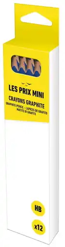 Bureau Vallée Les prix mini - boîte de 12 crayons graphite offre